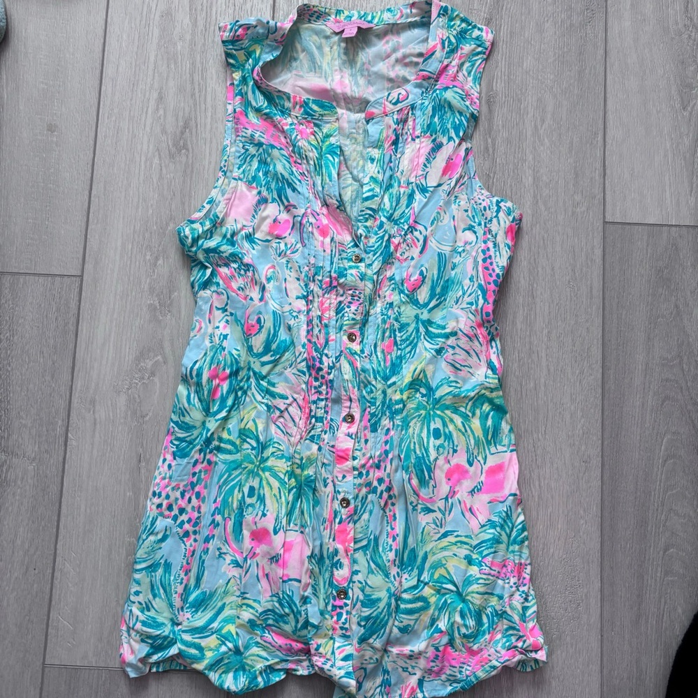 Lilly Pulitzer tank top blouse xs
